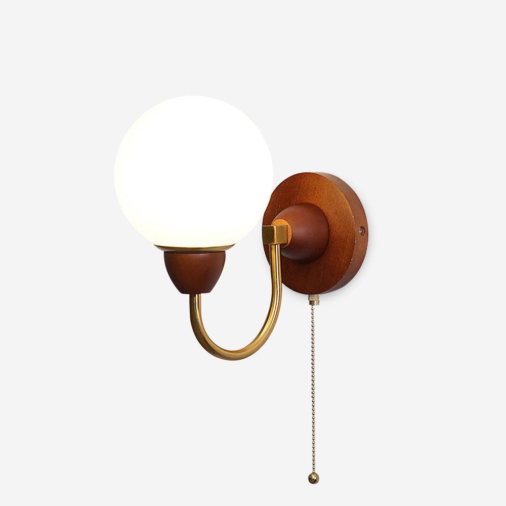 Liora Wooden Wall Lamp - Neutral Decor