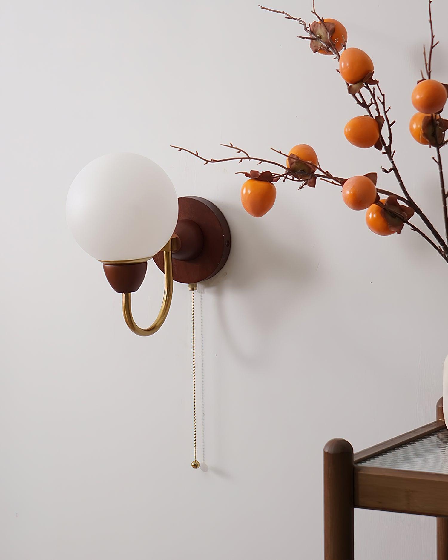 Liora Wooden Wall Lamp - Neutral Decor