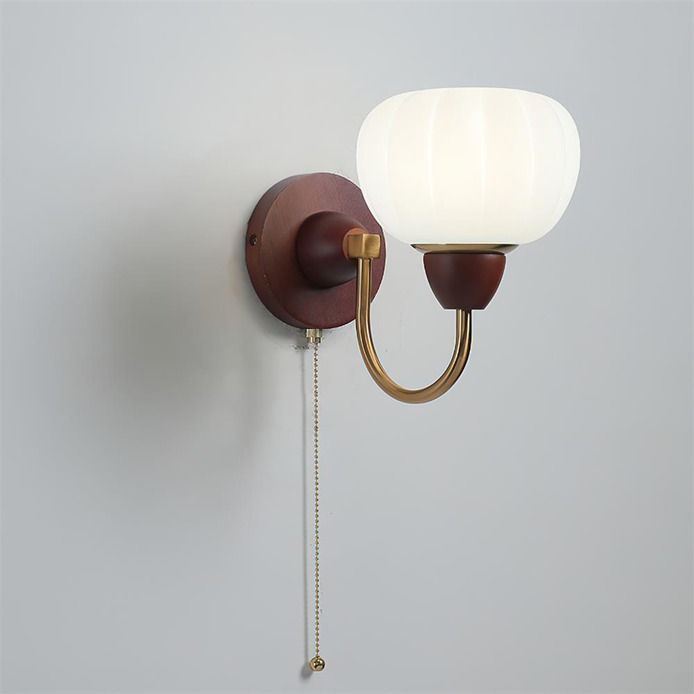 Liora Wooden Wall Lamp - Neutral Decor