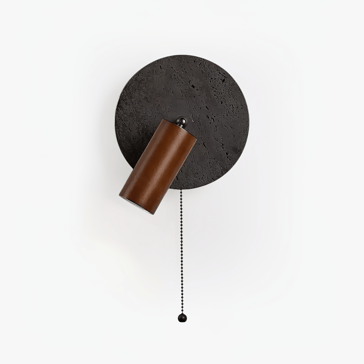 Jaxlen Black Travertine Wall Sconce