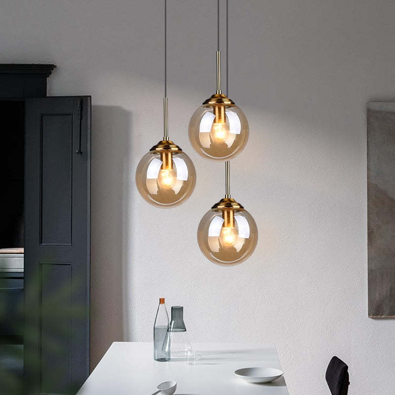 Valentina Designer Bubble Glass Pendant Light - Neutral Decor
