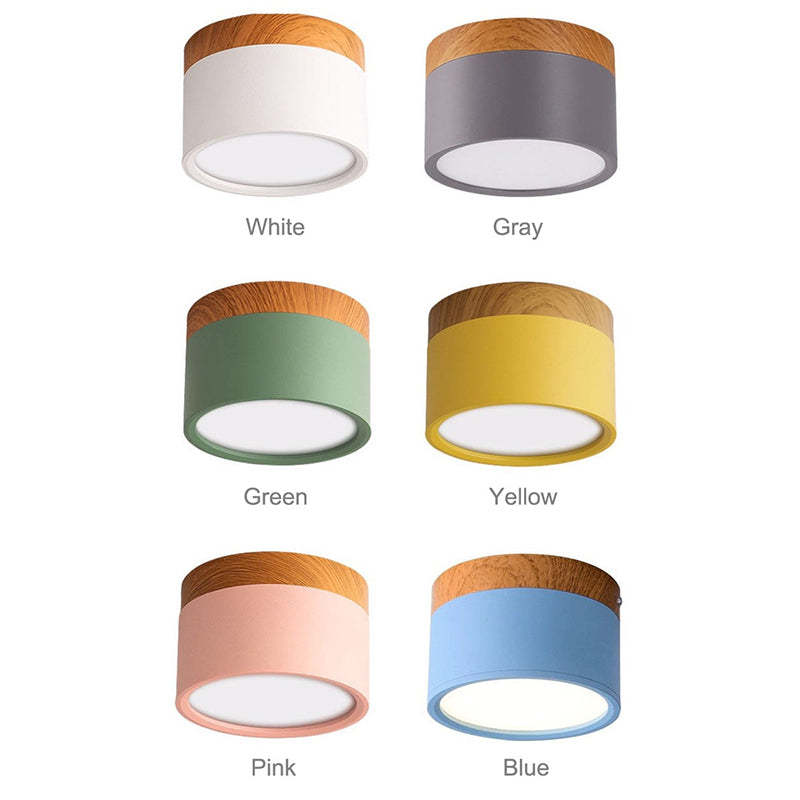 Valentina Modern Cylindrical /Acrylic Flush Mount Ceiling Light Hallway - Neutral Decor