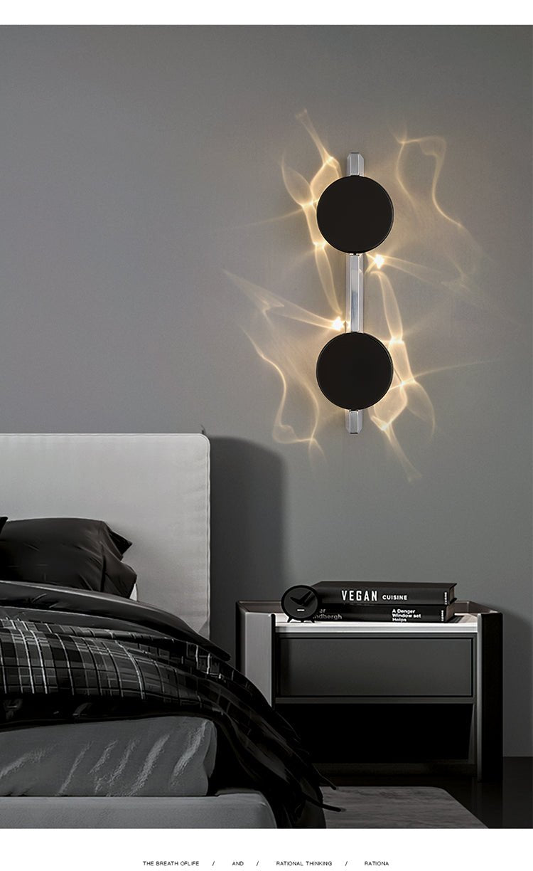 Pethr Wave Minimalist Steel Wall Lamp