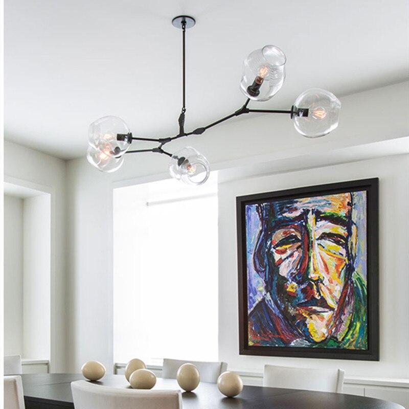 Valentina Nordic Modern Glass Pendant Light Bubble - Neutral Decor