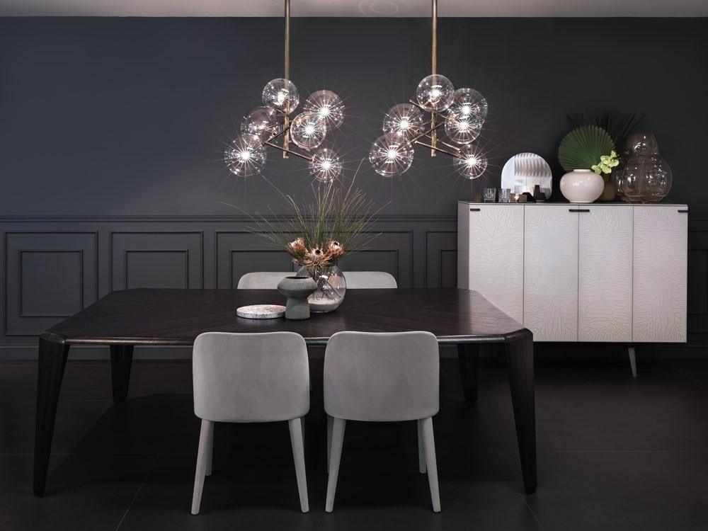 Aveno Chandelier LED Clear Crystal