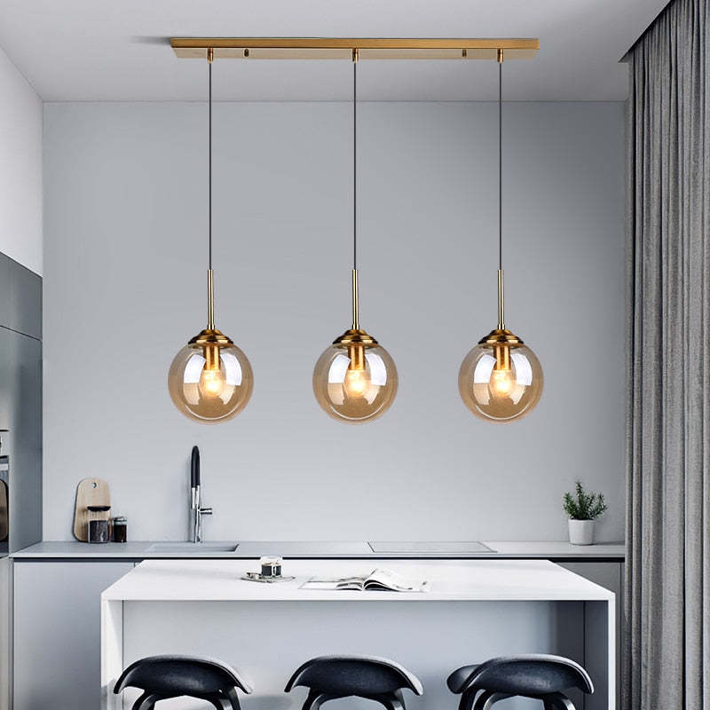 Valentina Designer Bubble Glass Pendant Light - Neutral Decor