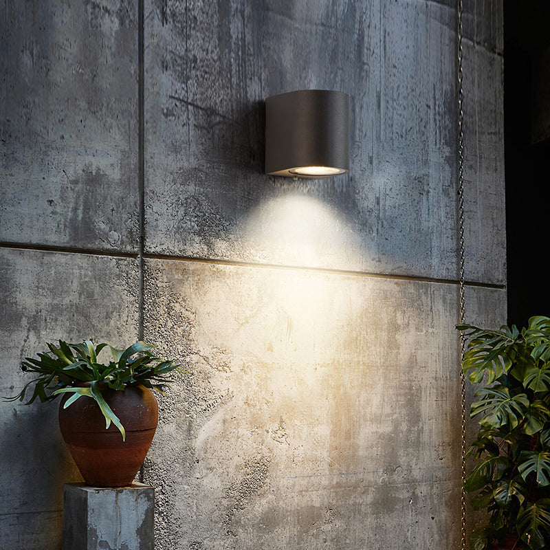Ray Minimalist Square Outdoor Wall Lamp - Neutral Decor