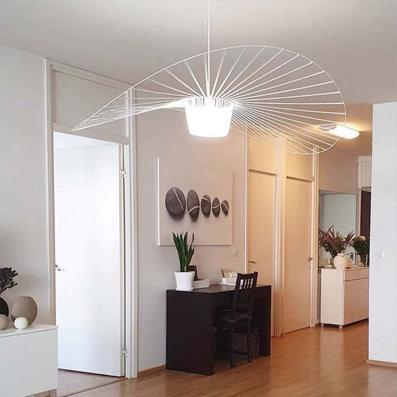 Ritta Modern Flower Fabric Pendant Light - Neutral Decor