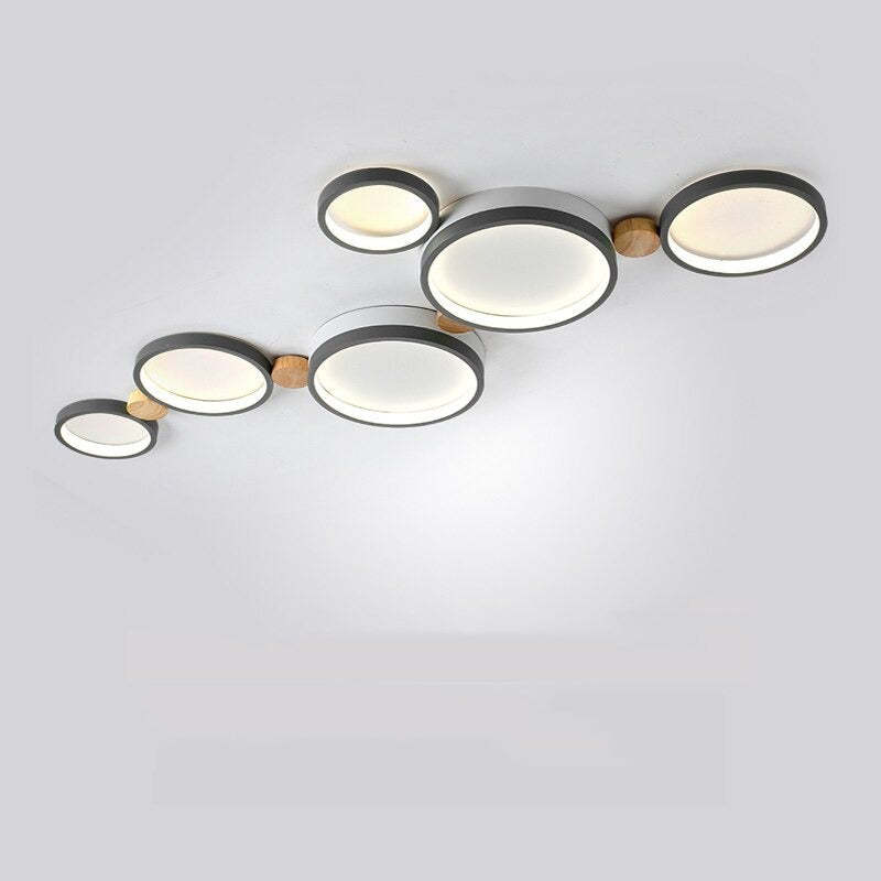 Arisha Round Flush Mount Ceiling Light Bedroom - Neutral Decor