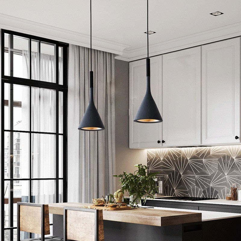 Valentina Modern Pendant Light, Triangle - Neutral Decor