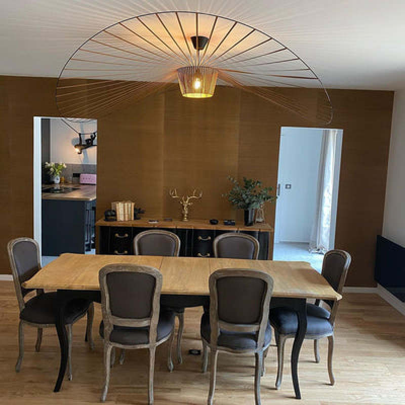 Ritta Modern Flower Fabric Pendant Light - Neutral Decor
