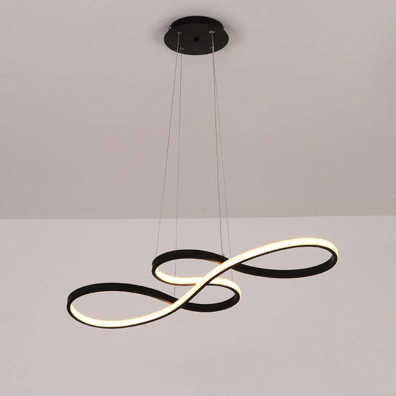 Arisha Modern Chandelier Linear Pendant Light Dining Room - Neutral Decor