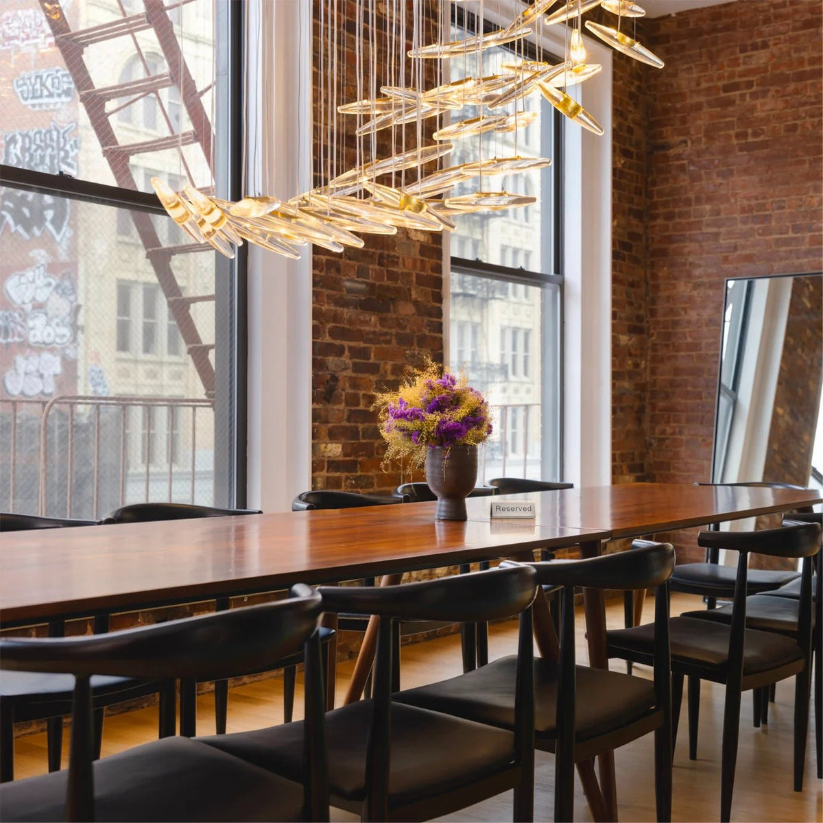Hylor Luxury Moonlight Whispers Glass Chandelier
