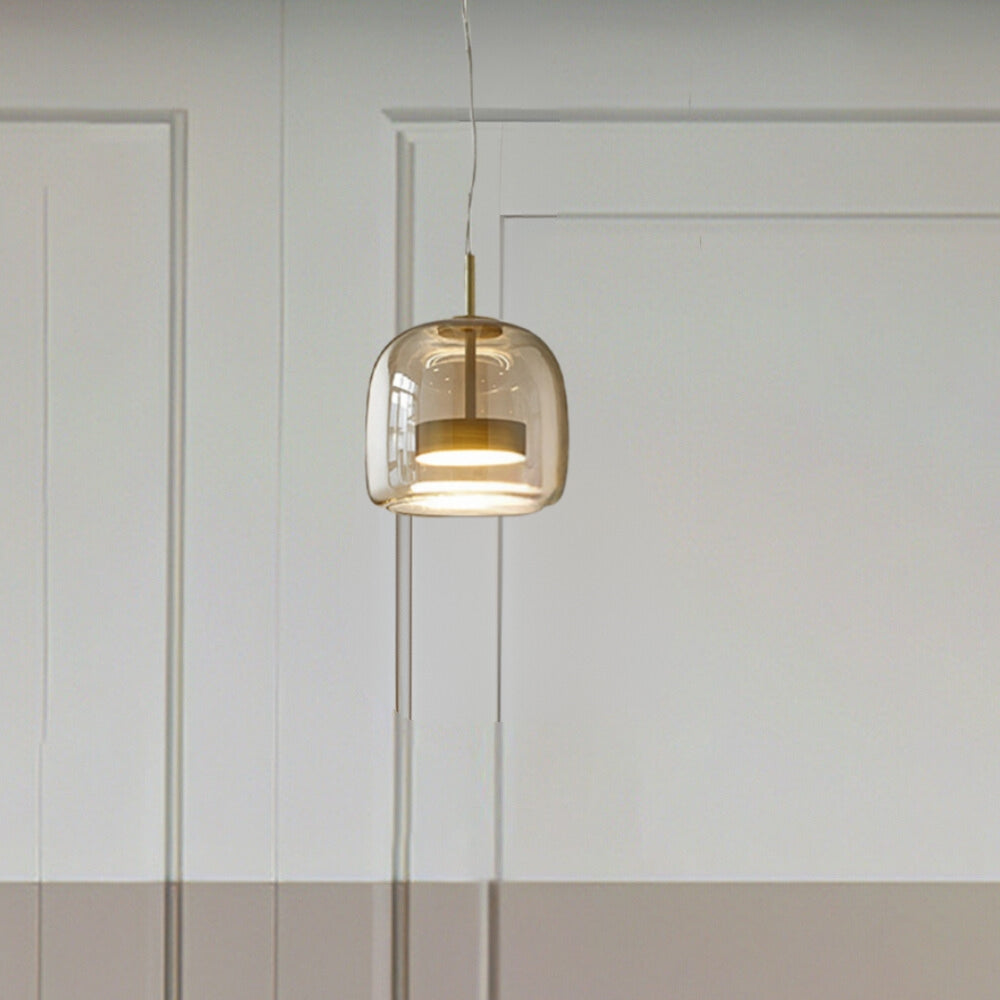 Aria Pendant Light Glass Morden Living Room - Neutral Decor