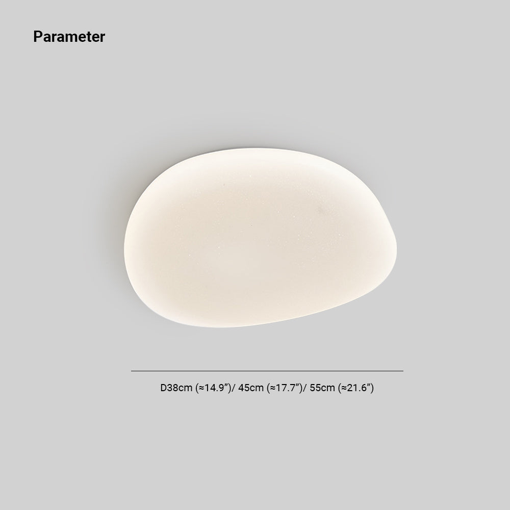 Arisha Modern Pebbles Shape Flush Mount Ceiling Light Bedroom - Neutral Decor