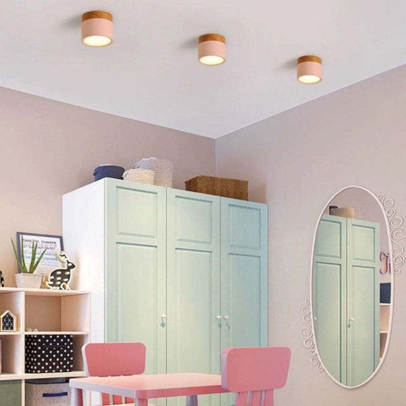 Valentina Modern Cylindrical /Acrylic Flush Mount Ceiling Light Hallway - Neutral Decor