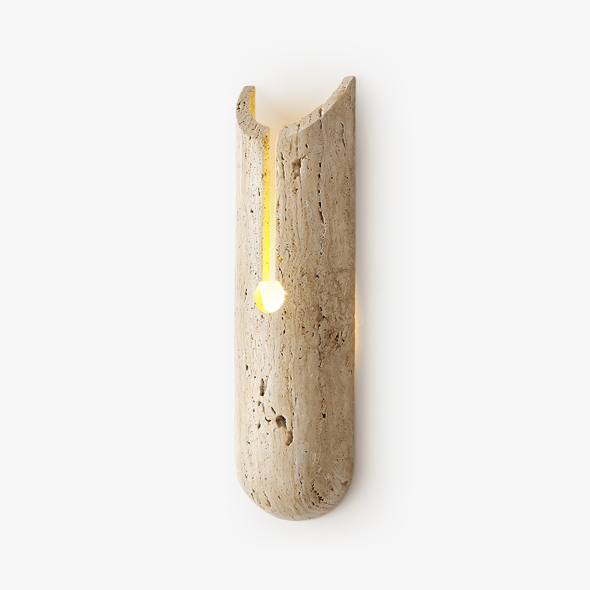 Norerette Rustic Travertine Wall Light