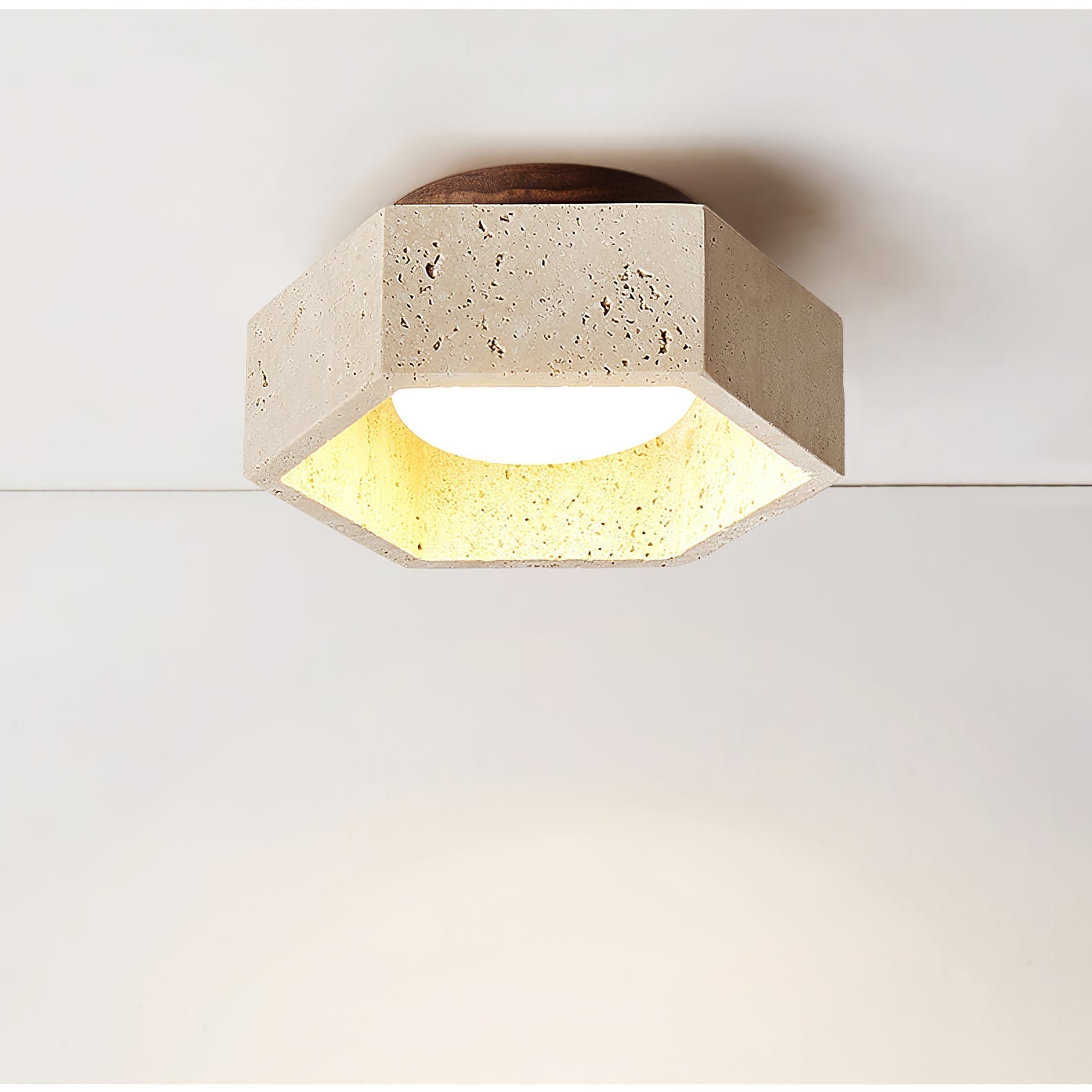 Noriaine Travertine Ceiling Light