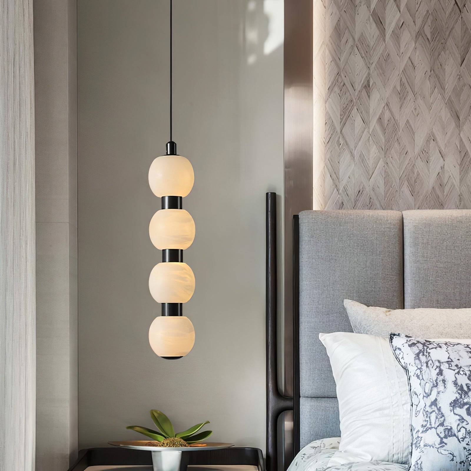 Albinaine Modern Alabaster Pendant Light