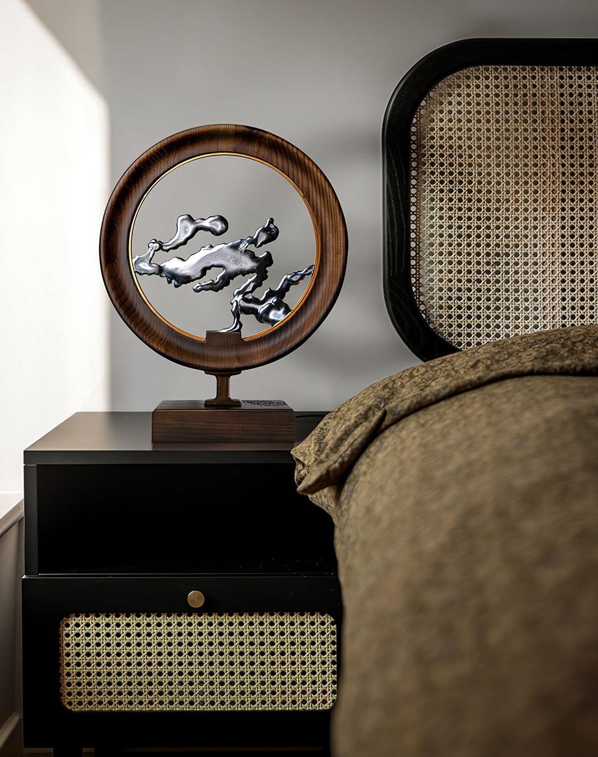 Sylalella Modern Wood Table Lamp