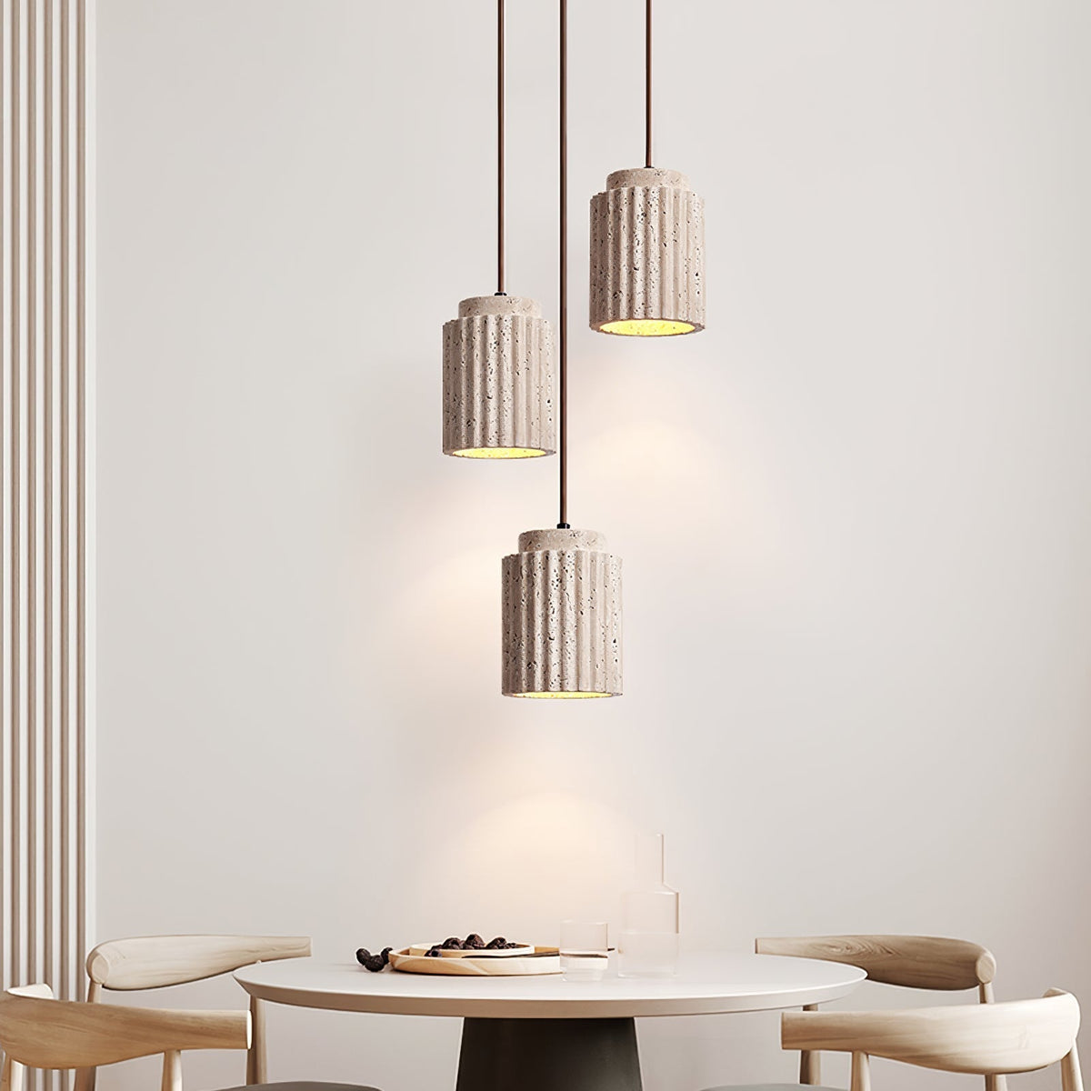 Serinaya Travertine Pendant Light
