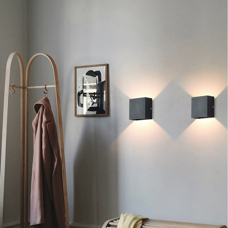 Ray Modern Adjustable Square Outdoor Wall Lamp LED - Neutral Decor