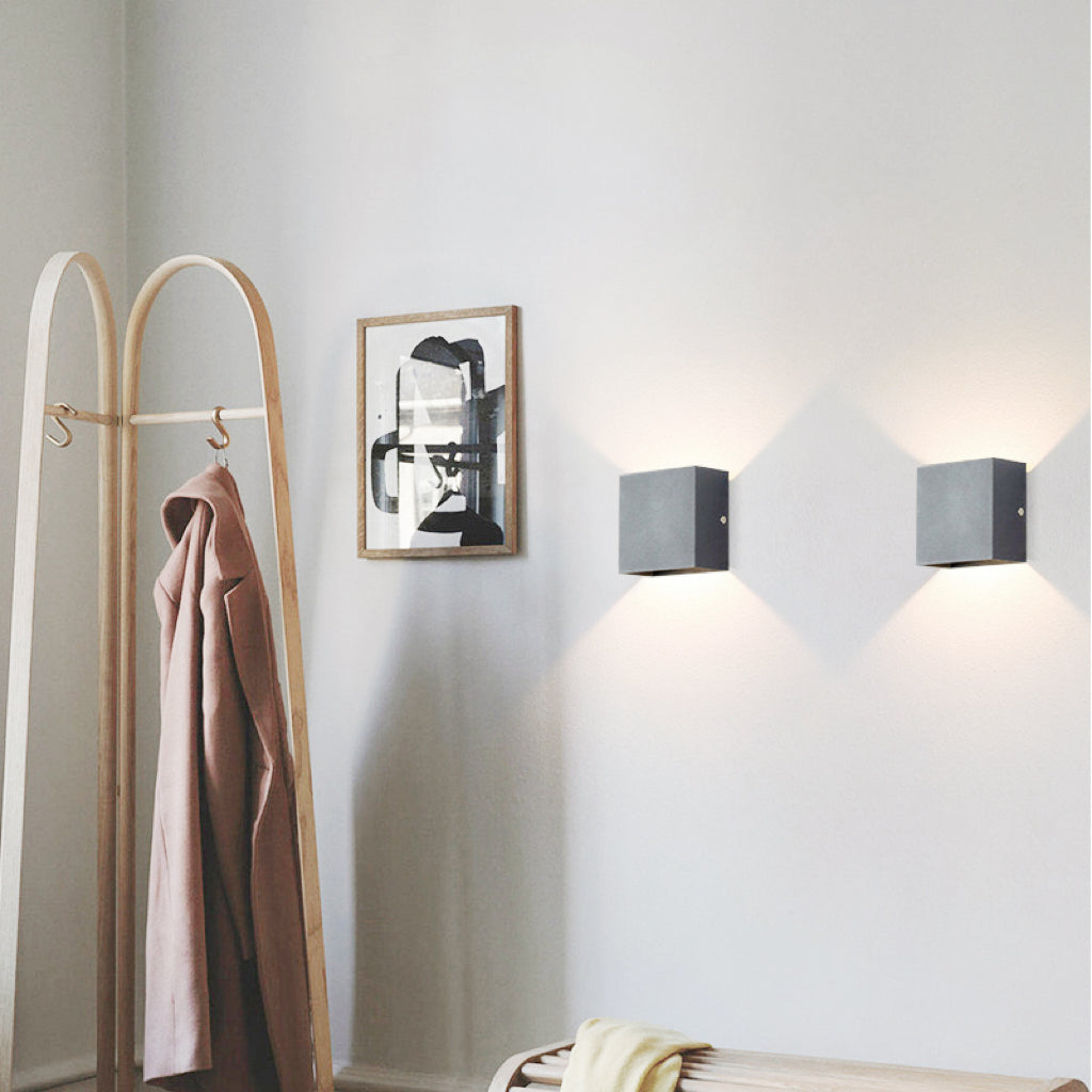 Ray Modern Adjustable Square Outdoor Wall Lamp LED - Neutral Decor