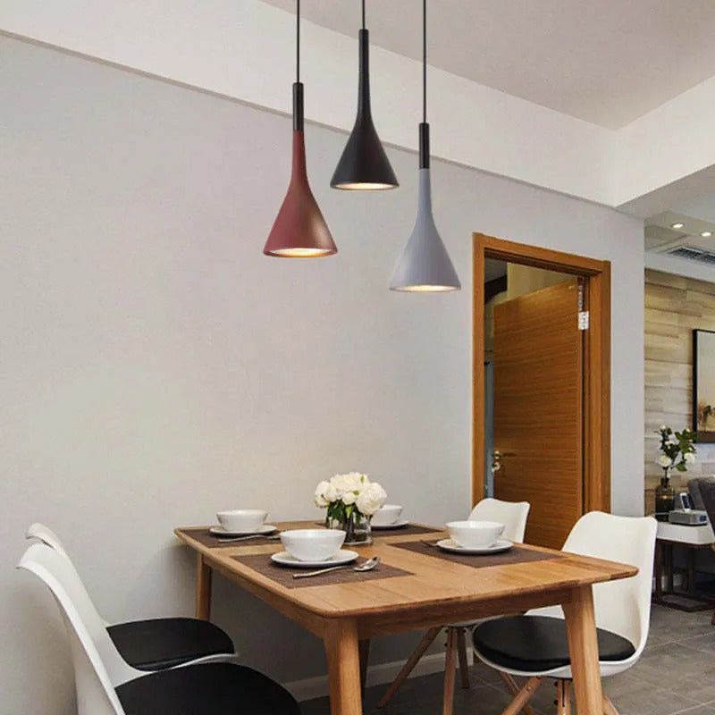 Valentina Modern Pendant Light, Triangle - Neutral Decor