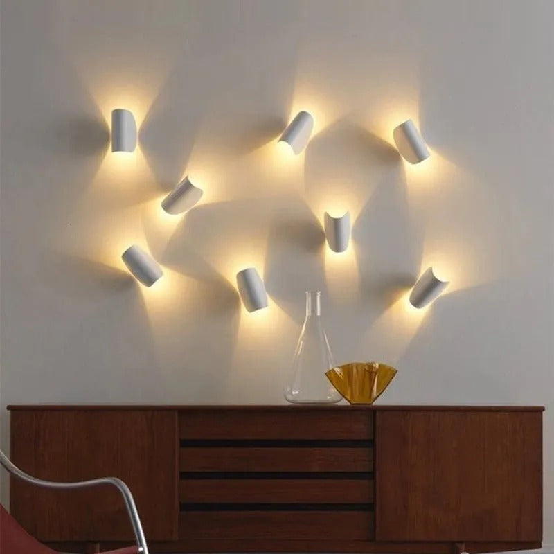 Arisha Minimalism Reading LED Indoor Wall Lamp Bedroom Living Room Stairs - Neutral Decor