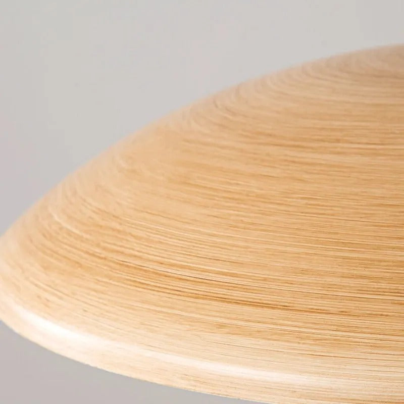 Muto Vintage Flush Mount Ceiling Light Wood Glass Bar Hotels - Neutral Decor