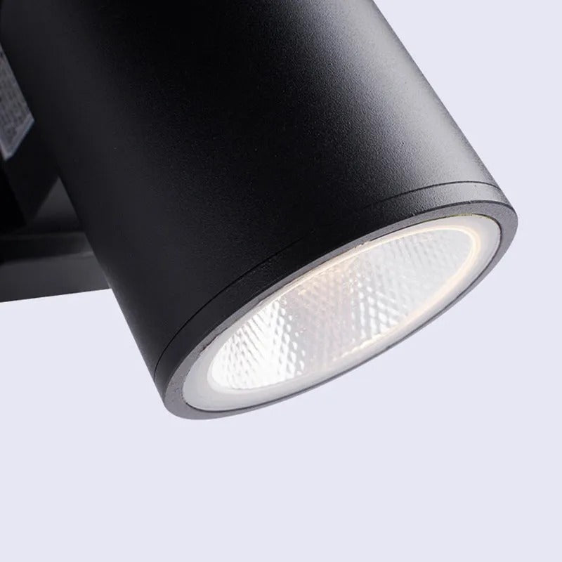 Ray Minimalist Double-headed LED Outdoor Wall Lamp Glass Garden Corridor - Neutral Decor