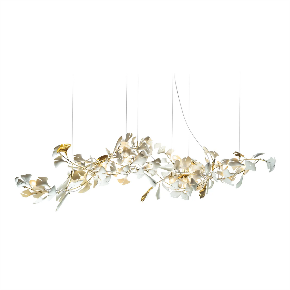 Esme CeraFall Modern Art Deco Organic Chandelier Ceramics