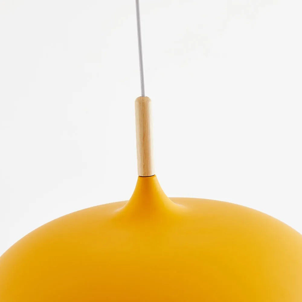 Arisha Modern Pendant Light Dome Macaron Dining Room - Neutral Decor