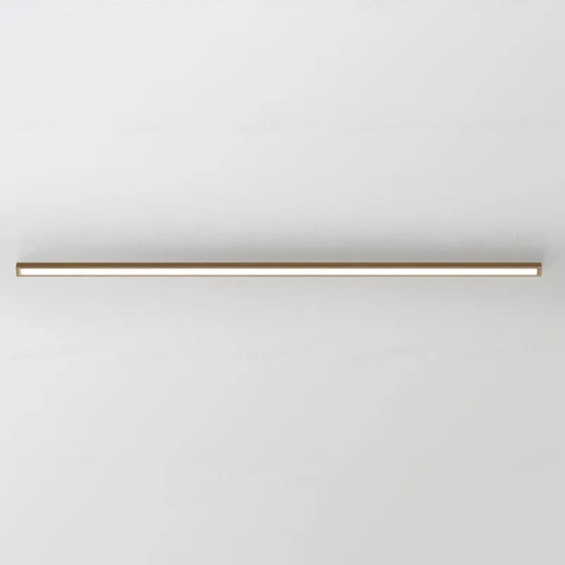 Arisha Linear Ceiling Light, Wood, 23.6"/39.4" - Neutral Decor