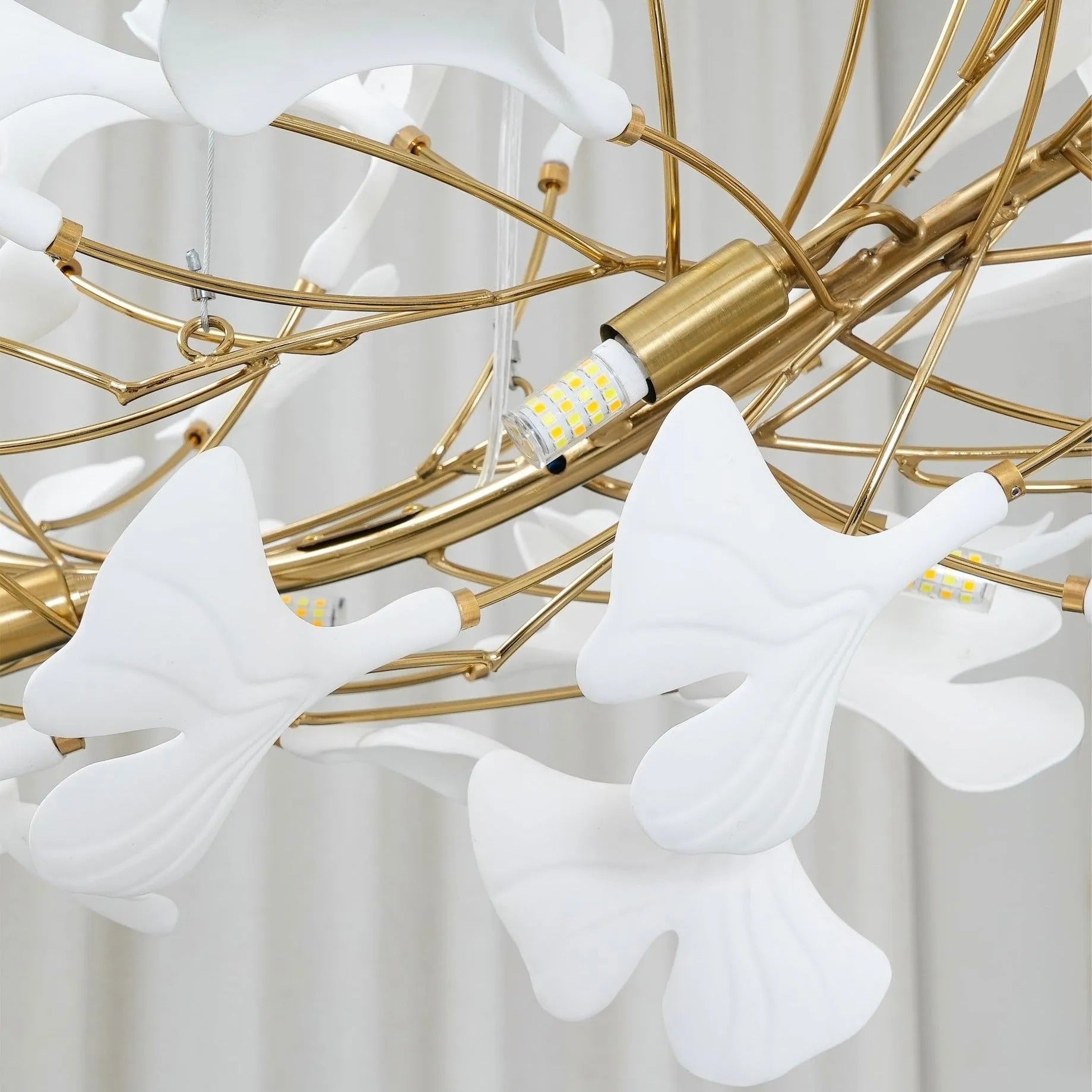 Olivia Luxury Chandelier Ceramics Living Room U Arc Shape - Neutral Decor