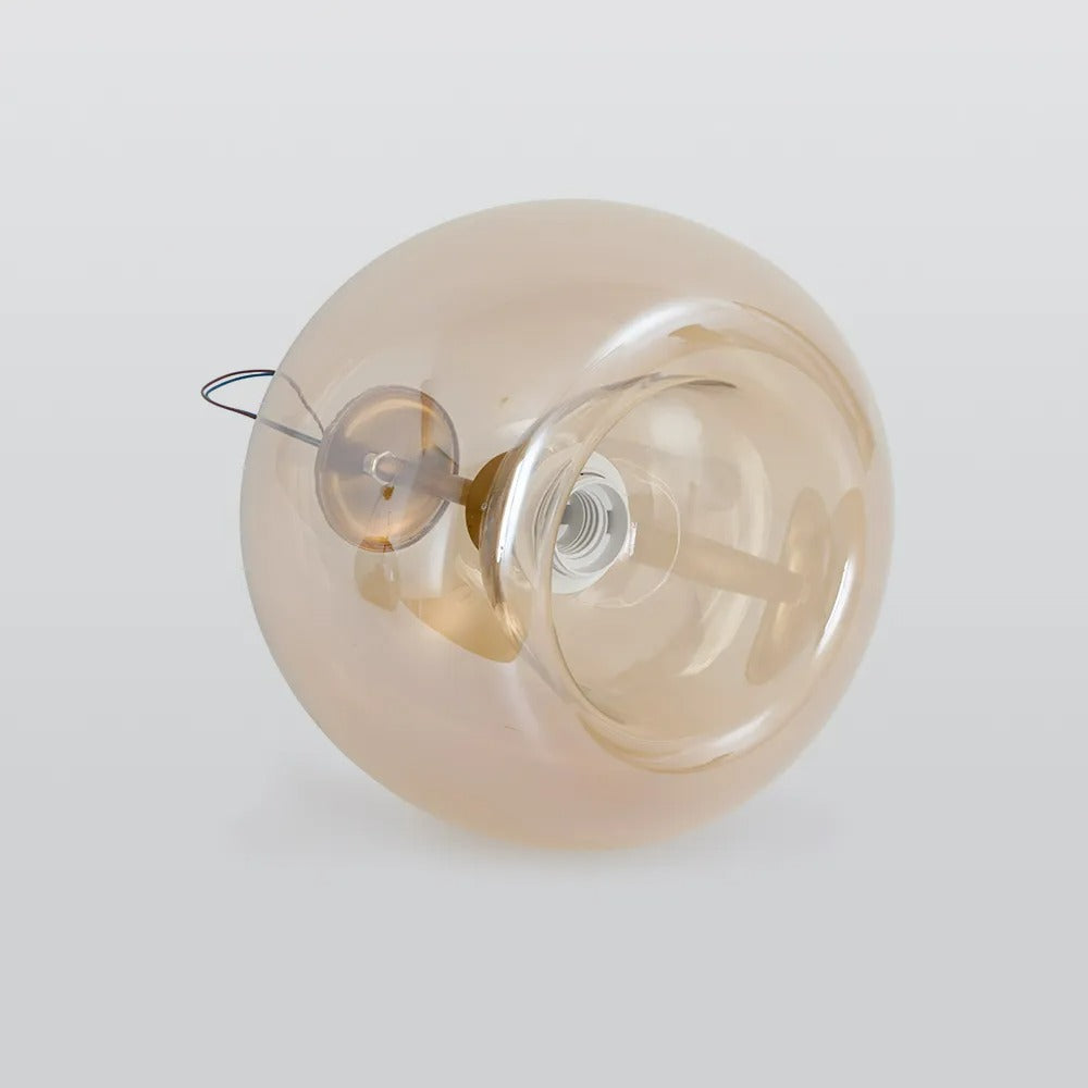 Arisha Modern Dome Glass Semi-Flush Mount Ceiling Light Pendant Light - Neutral Decor