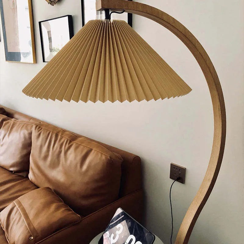 Ritta Floor Lamp Caprani Unique LED Wood Bedroom/Living Room - Neutral Decor