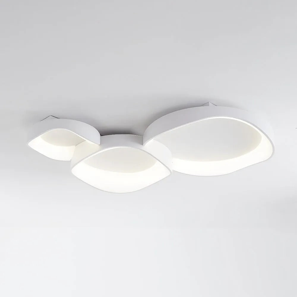 Arisha Modern Wave Flush Mount Ceiling Light Living Room - Neutral Decor