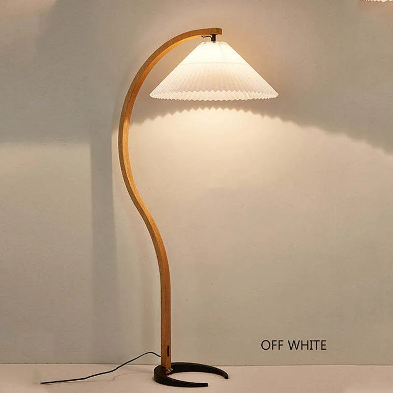Ritta Floor Lamp Caprani Unique LED Wood Bedroom/Living Room - Neutral Decor