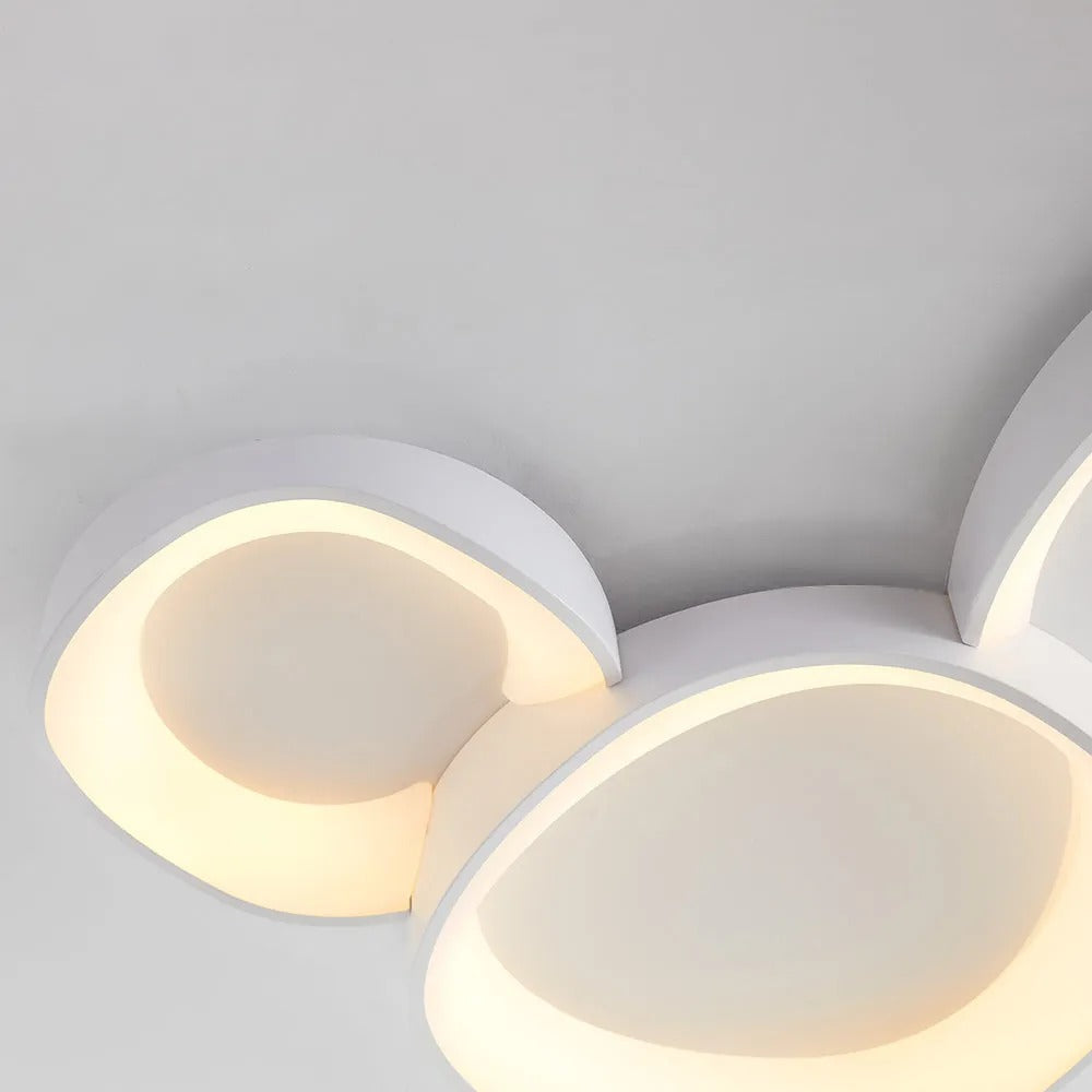 Arisha Modern Wave Flush Mount Ceiling Light Living Room - Neutral Decor