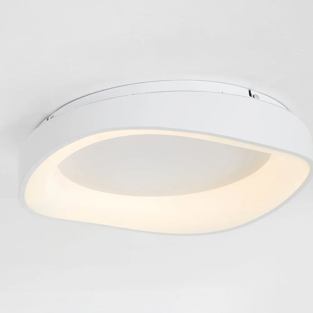 Arisha Modern Wave Flush Mount Ceiling Light Living Room - Neutral Decor