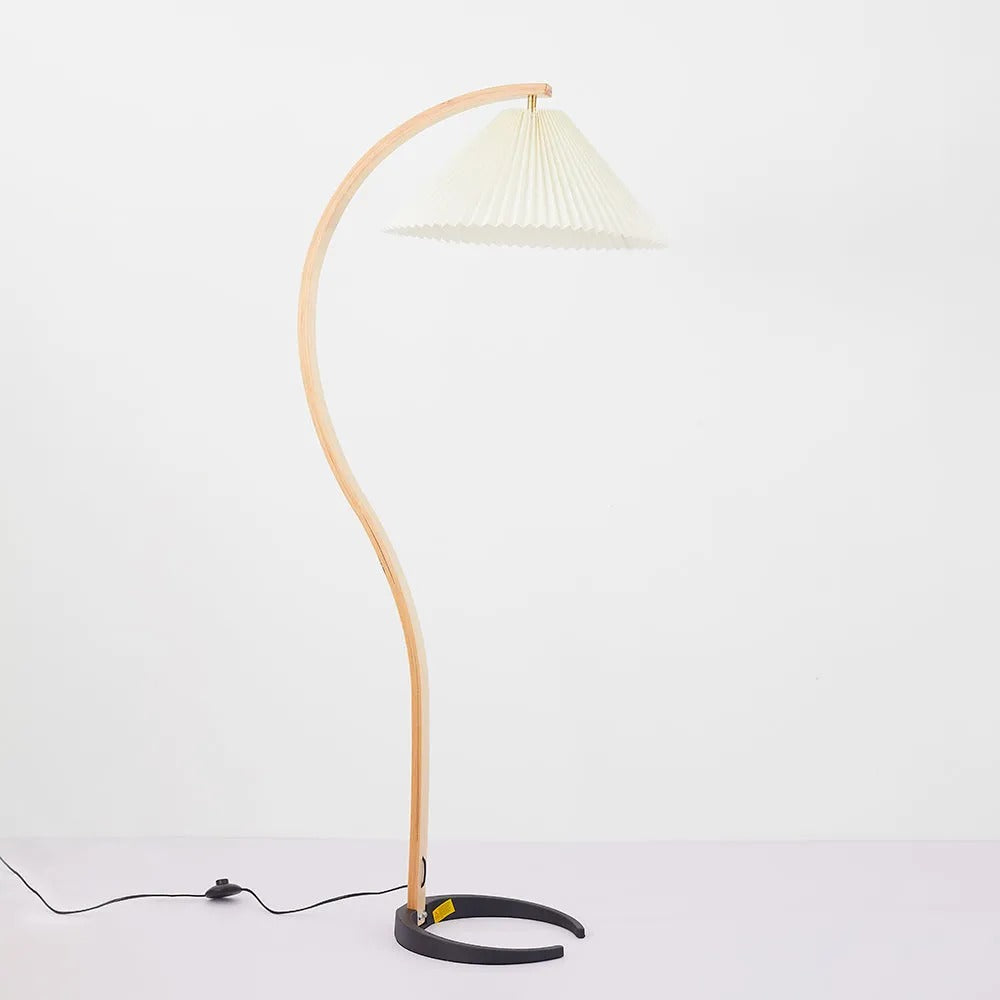 Ritta Floor Lamp Caprani Unique LED Wood Bedroom/Living Room - Neutral Decor