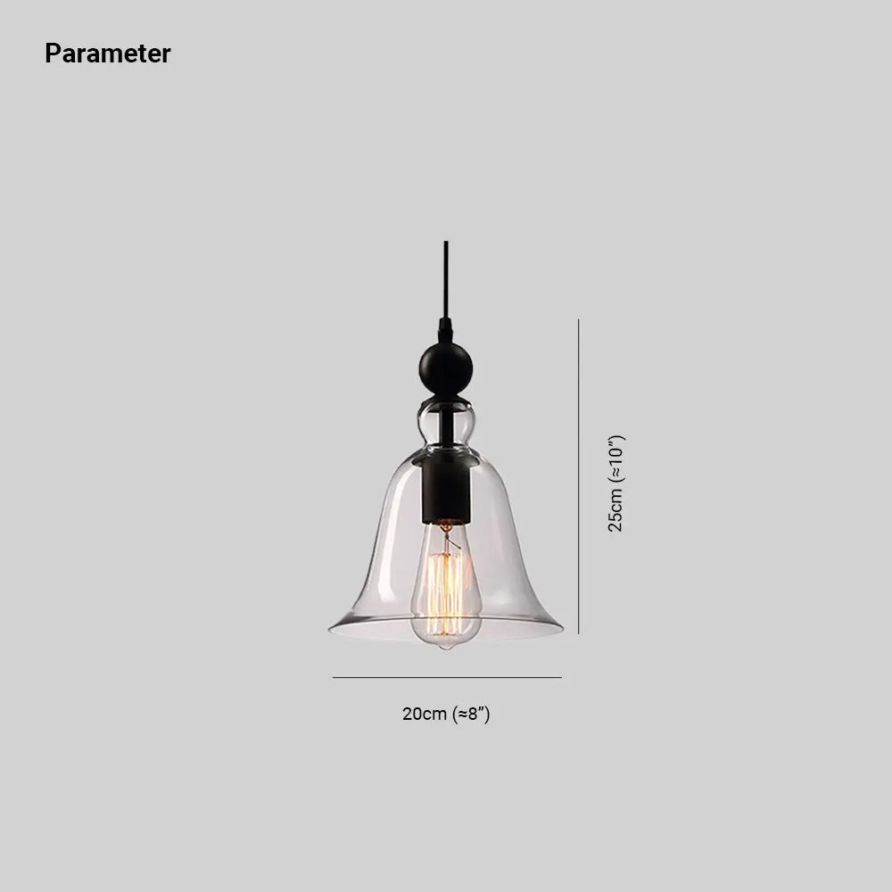 Arisha Vintage Industrial Bell Pendant Light - Neutral Decor