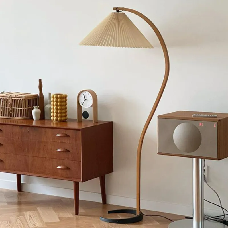 Ritta Floor Lamp Caprani Unique LED Wood Bedroom/Living Room - Neutral Decor