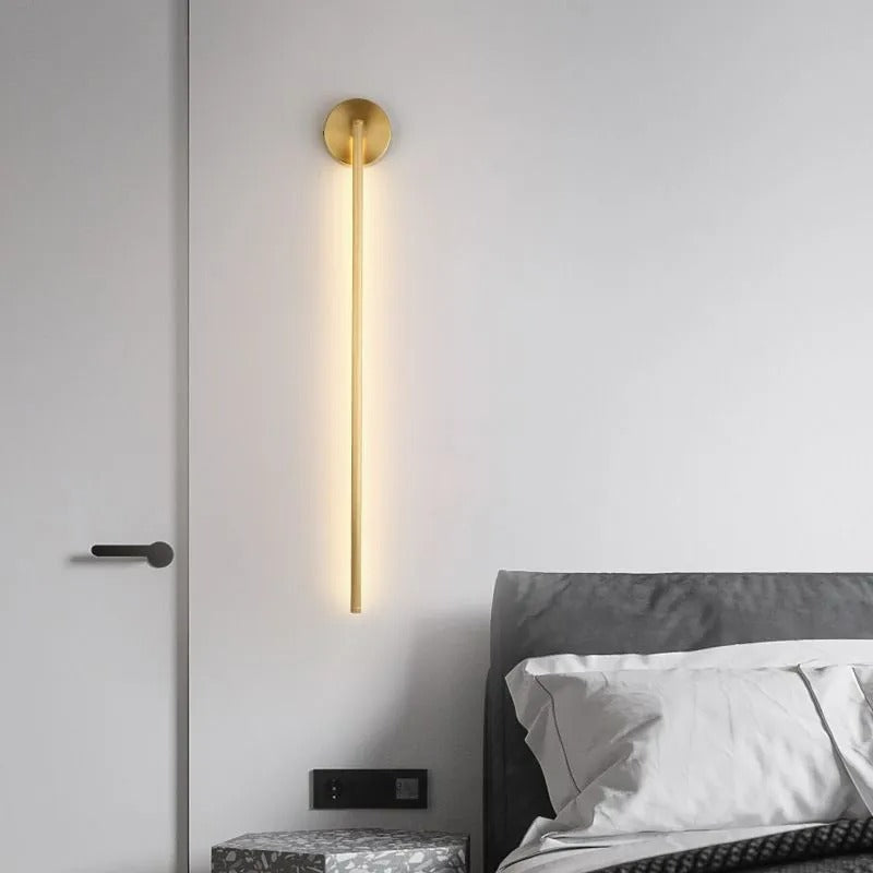 Arisha Modern Linear &Silica Gel Wall Mount Lamps - Neutral Decor