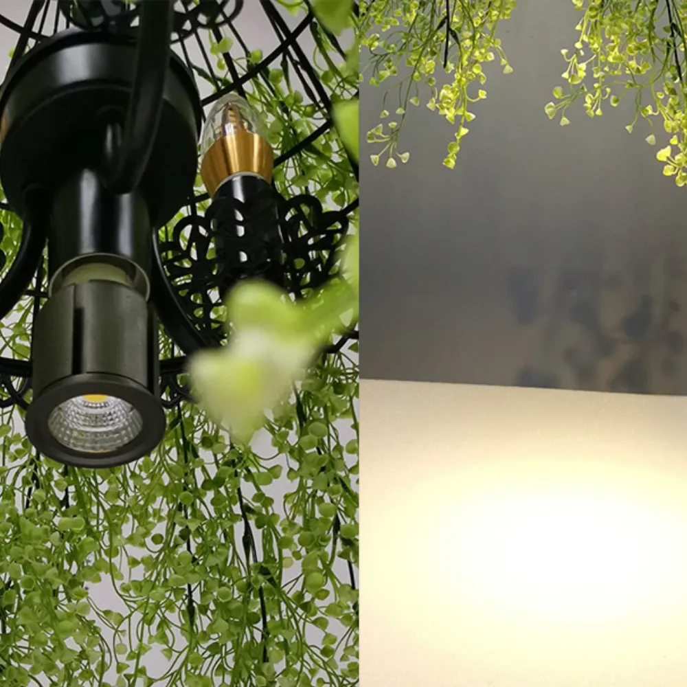 Nest Industrial Chandelier /Acrylic Bedroom/Living Room - Neutral Decor