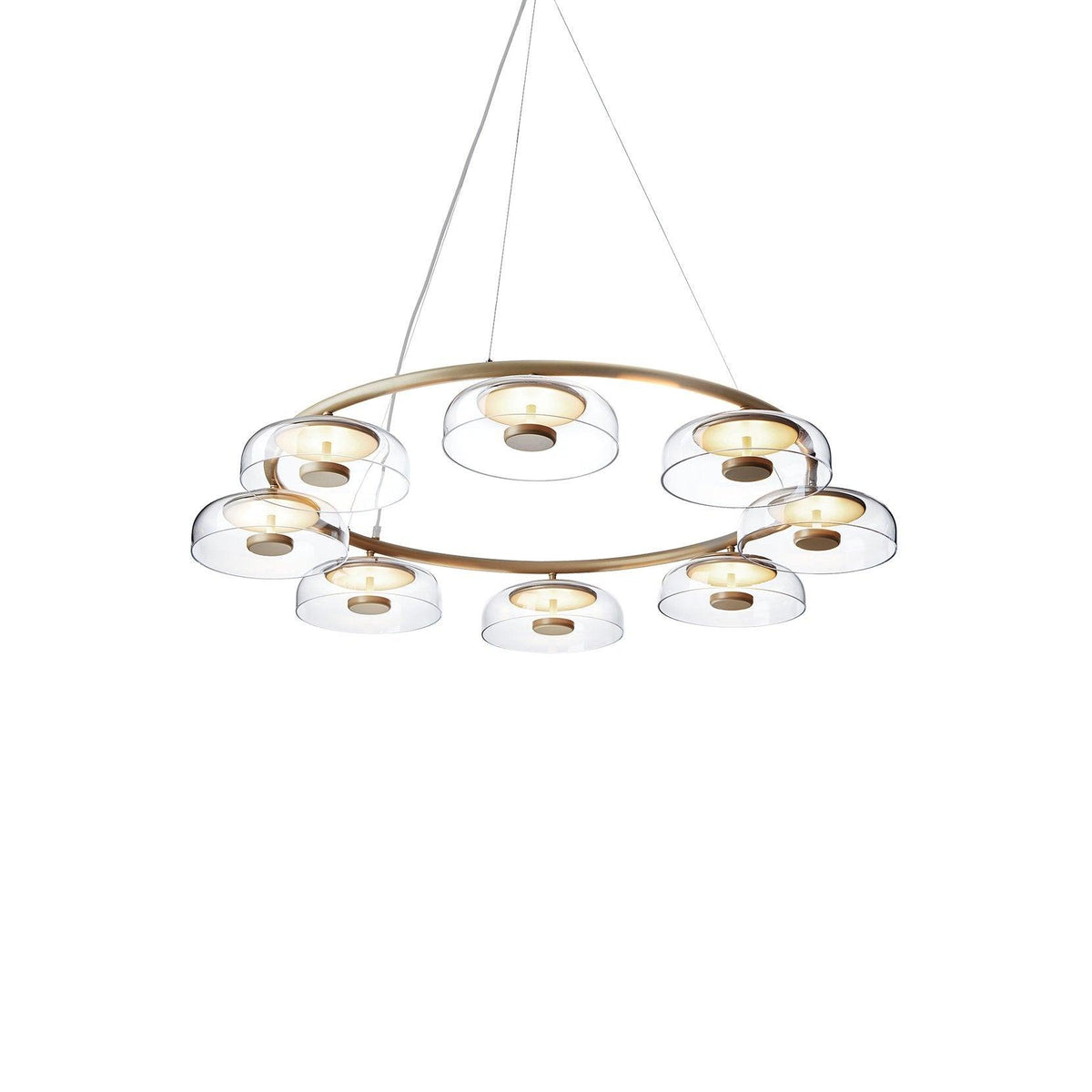 Aethera Circular Glass Chandelier