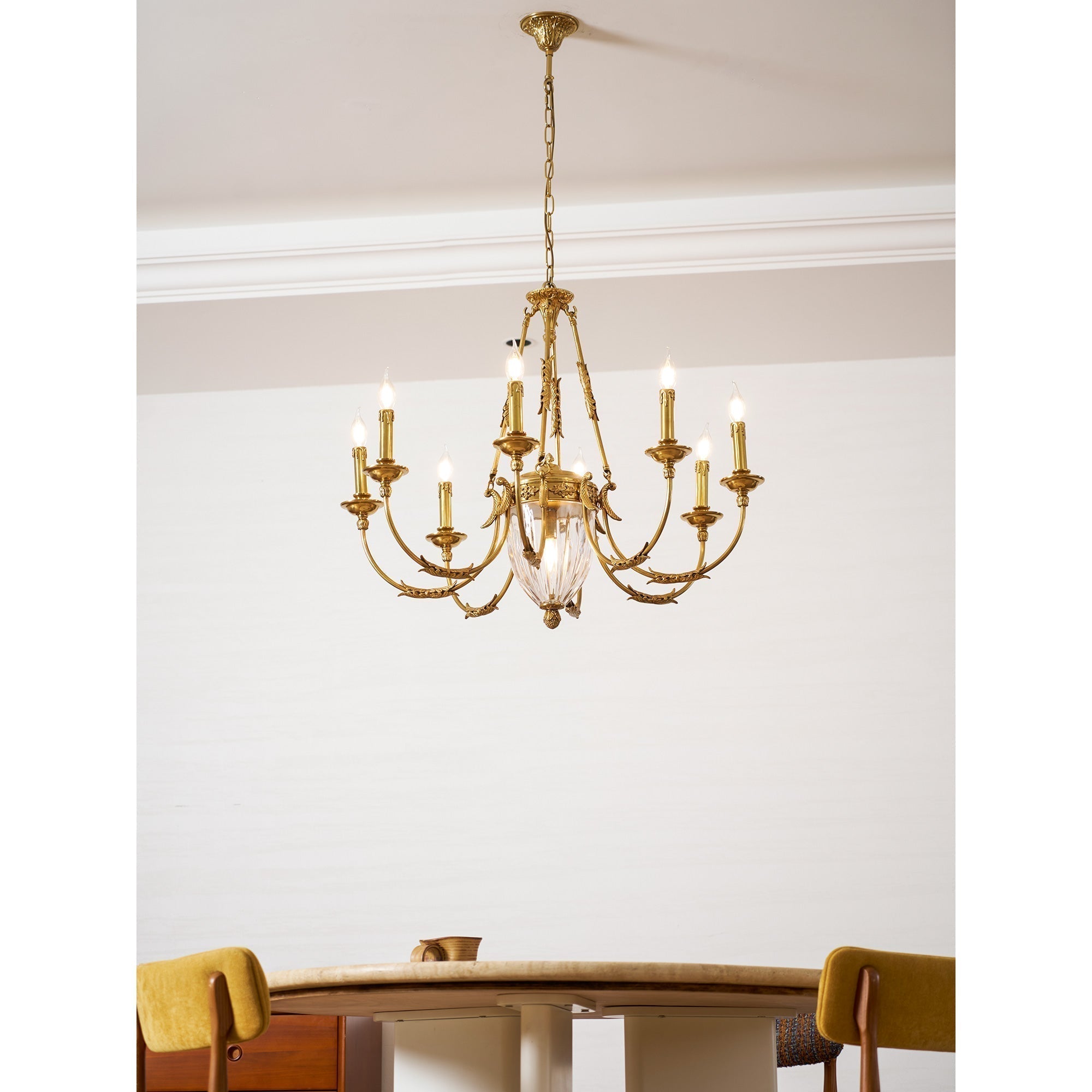 Valerix Brass Chandelier