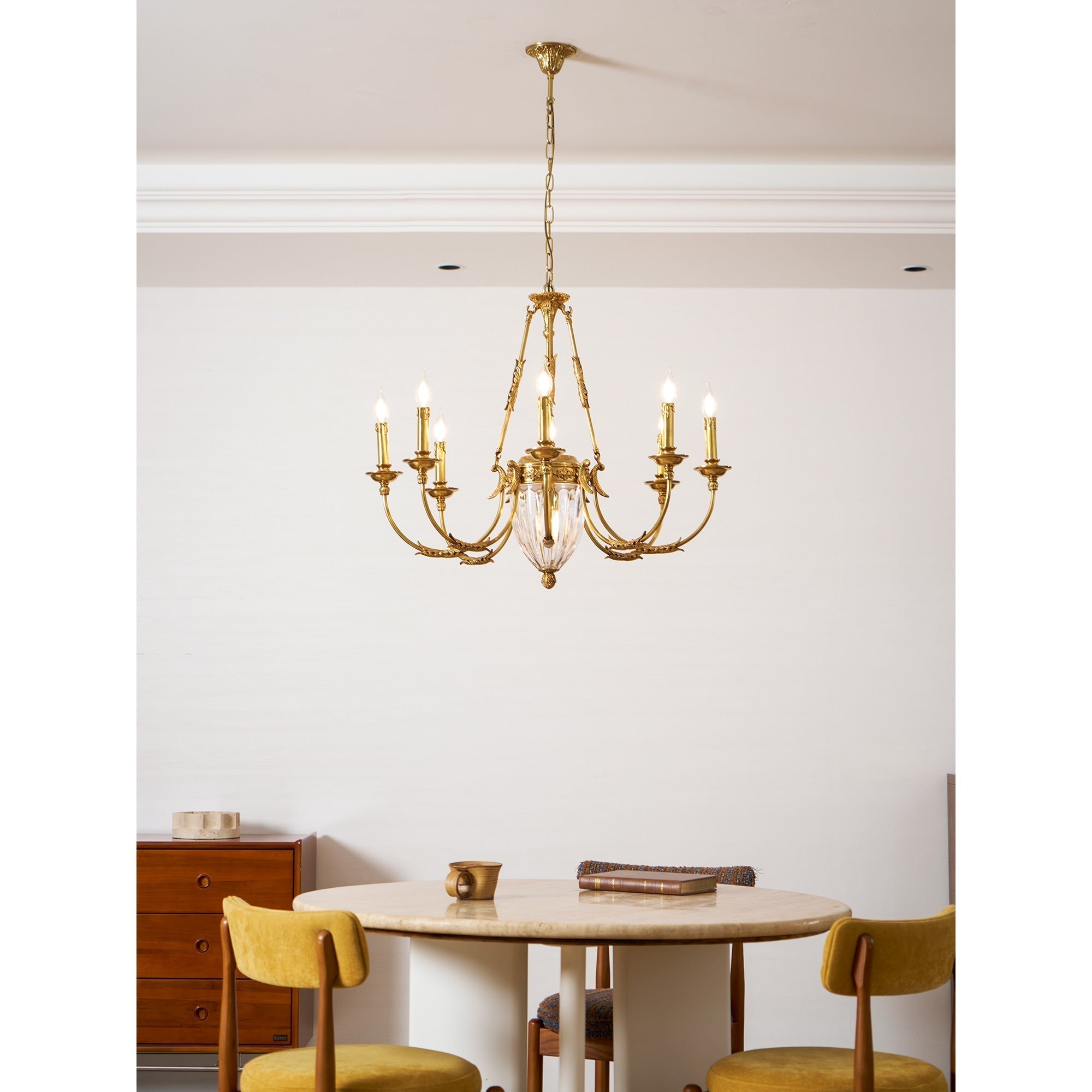 Valerix Brass Chandelier