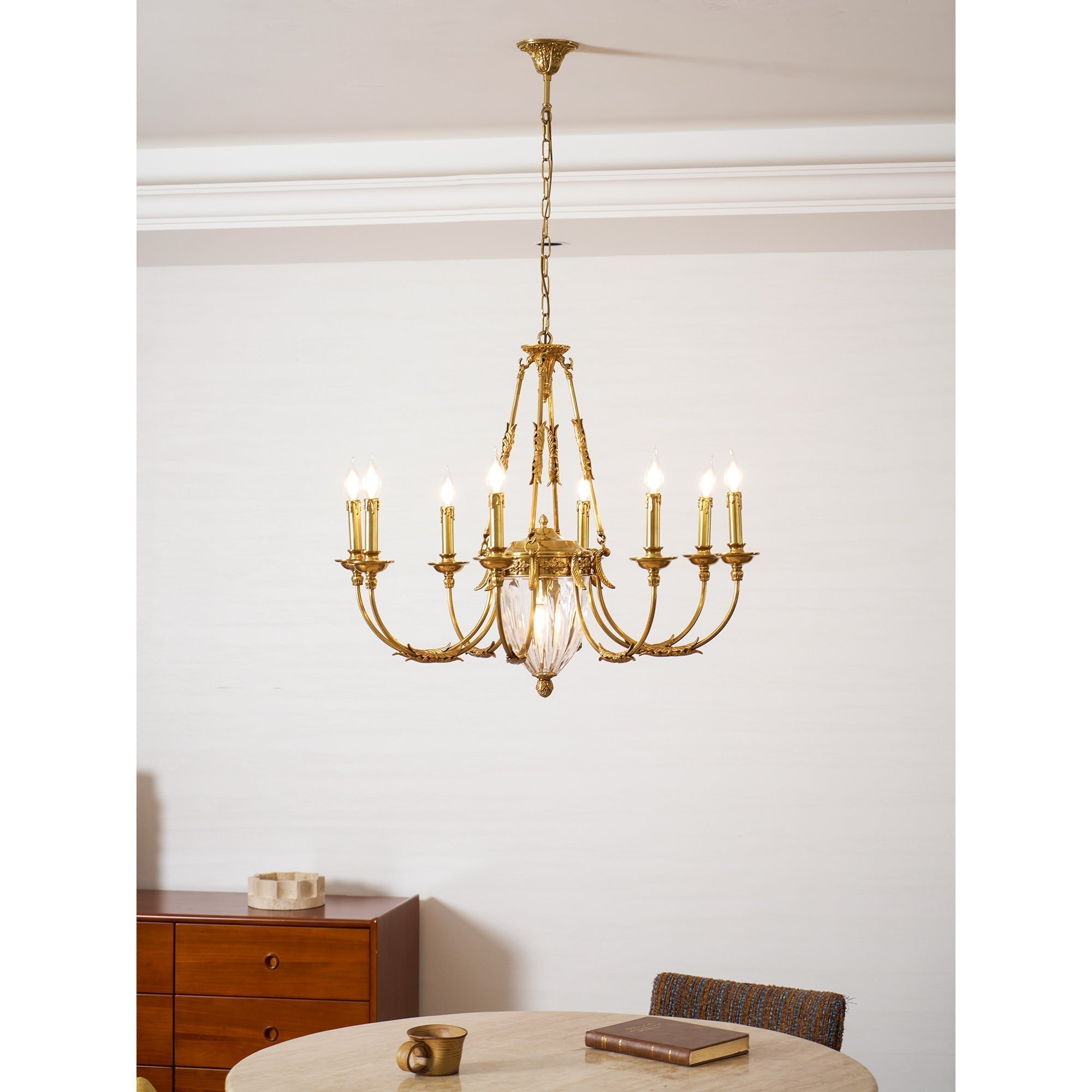 Valerix Brass Chandelier